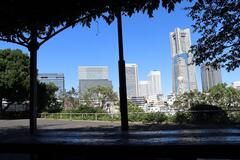 御所山公園からみなとみらいを望む画像
